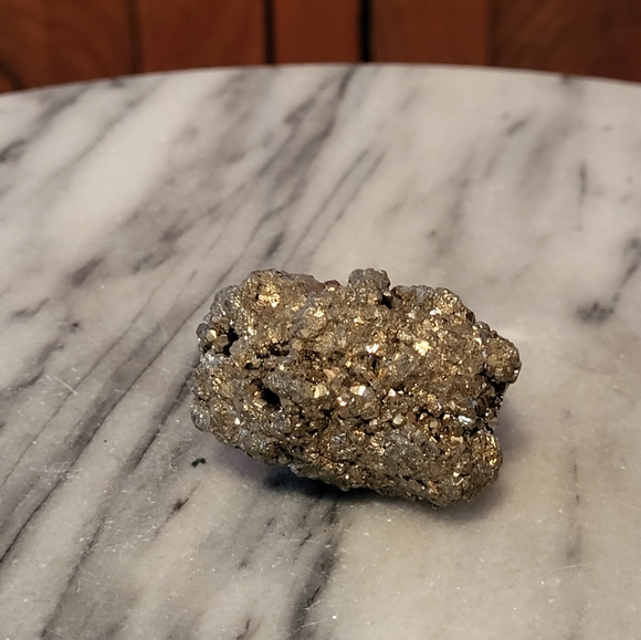 Sparkling Gold Pyrite Cluster - Picture 8 of 13